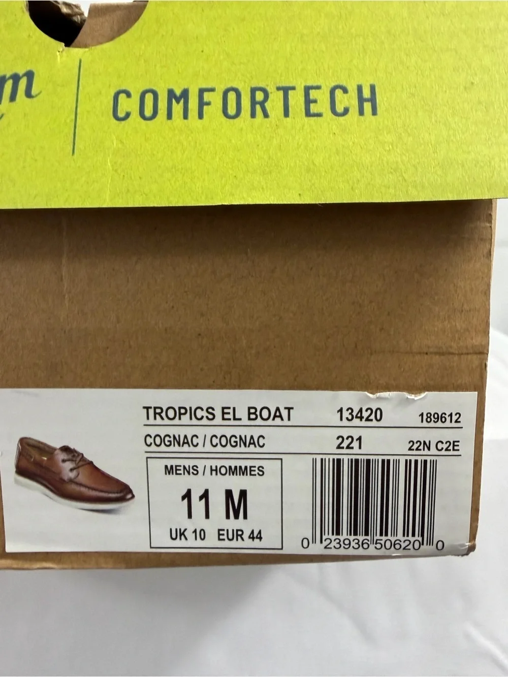 NWT Florsheim Shoe Co. Men's Size 11 Brown Leather Boat Shoes
